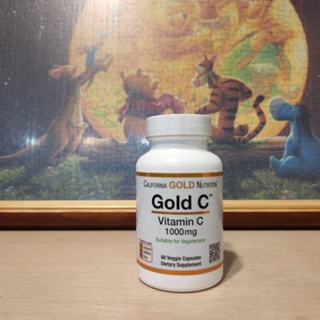 [現貨]California Gold Nutrition Gold C USP 級維生素C 1,000mg 素食膠囊