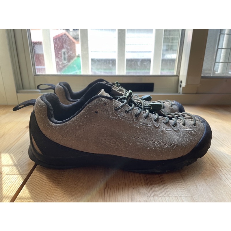 (二手) Keen Jasper 麂皮登山鞋 卡其色 25.5cm EU39(非原廠鞋帶 自換懶人鞋帶)