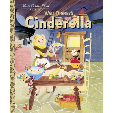 Little Golden Books : Cinderella【禮筑外文書店】(精裝)