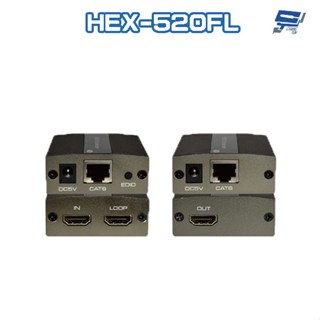 昌運監視器 HEX-520FL HDMI1.3 影像訊號延長器 支援近端環出 (以HEX4-670F出貨)