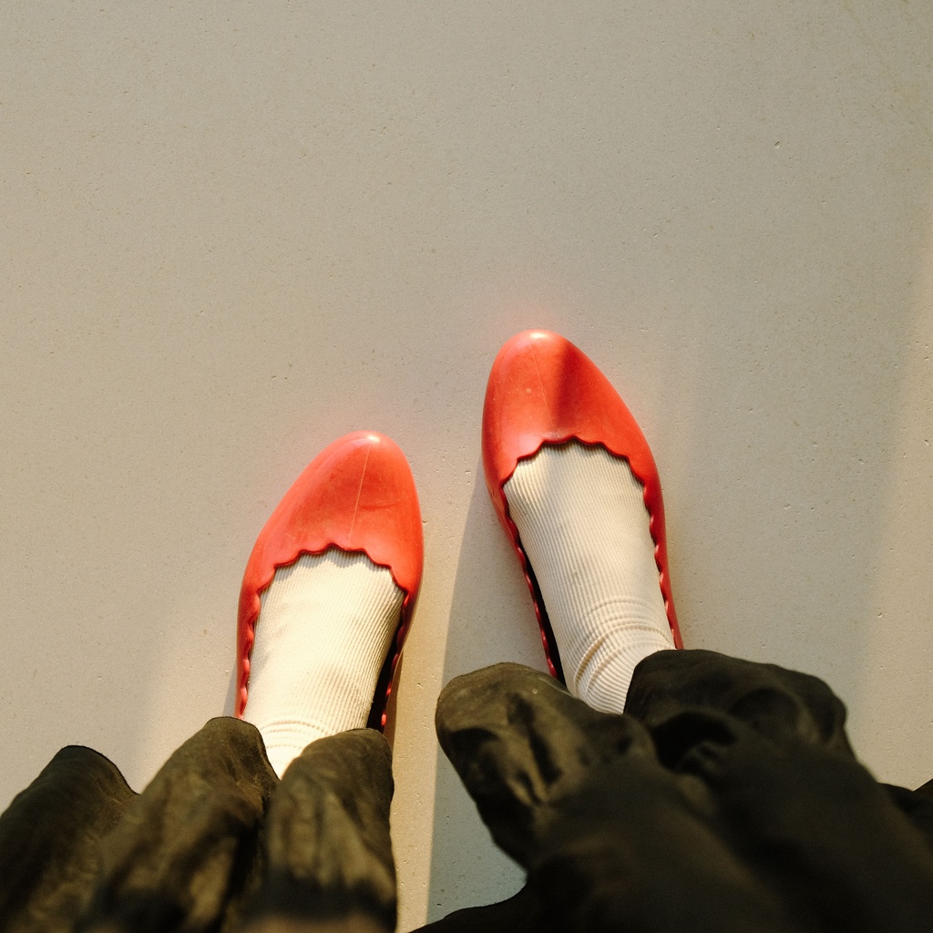 Jelly Bunny 紅色 果凍 娃娃鞋 雨鞋 泰國品牌 二手