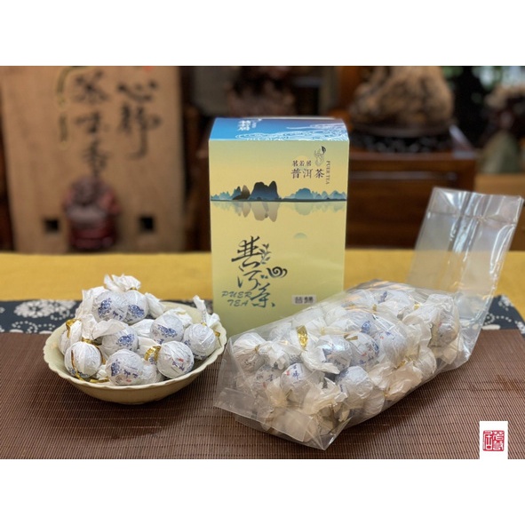 {茗若居普洱茶} 2022年雲南啟茗程茶業有限公司【昔歸】早春生態龍珠生沱茶(每粒約7克)【1盒50粒裝賣場】