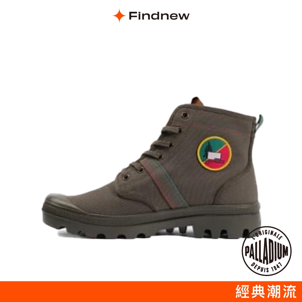 PALLADIUM PALLABROUSSE LEGACY法國軍團帆布靴 綠色 男款08701-325【Findnew】