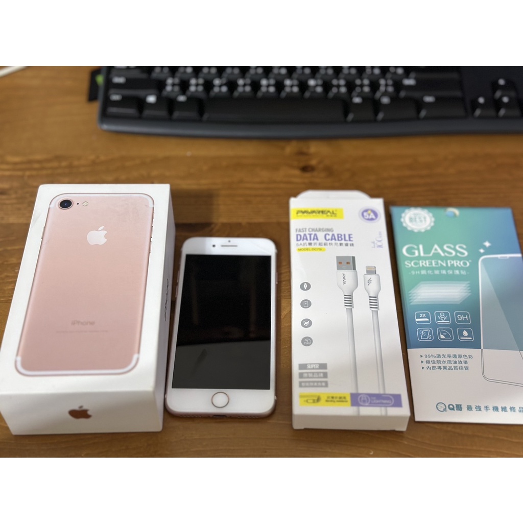 apple iPhone 7 128g 玫瑰金 備用機可 功能皆正常