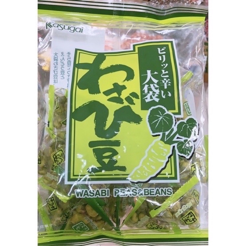 【亞菈小舖】日本零食 春日井 豆菓子 (碗豆/蠶豆) 芥末味 254.4g【優】