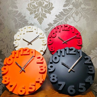 小紅書ins簡約創意裝飾掛鐘 浮雕數字時鐘 DIY時鐘 造型時鐘 時鐘北歐 靜音掛鐘 客廳裝飾 牆面裝飾 居家裝飾