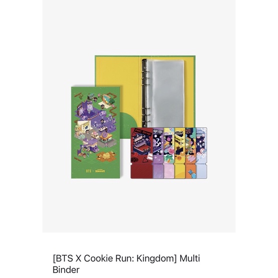 [BTS X Cookie Run: Kingdom] Multi Binder 跑跑薑餅人X防彈 小卡冊