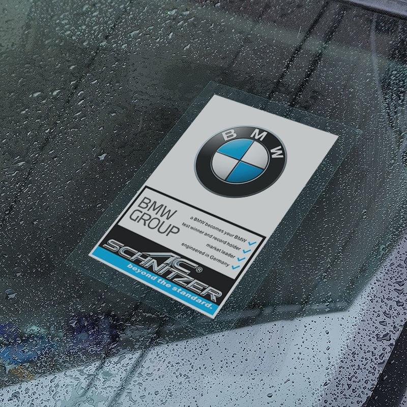 寶馬 JDM 擋風玻璃靜電貼 BMW車內個性裝飾貼 年檢貼E39 E46 E90 E60 F10 F30 F20 G20