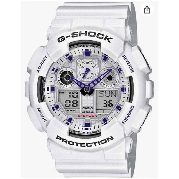 二手/Casio G-Shock GA-100A-7AER 附鐵盒‼️說明書‼️