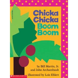 Chicka Chicka Boom Boom (平裝本) Scholastic版【禮筑外文書店】