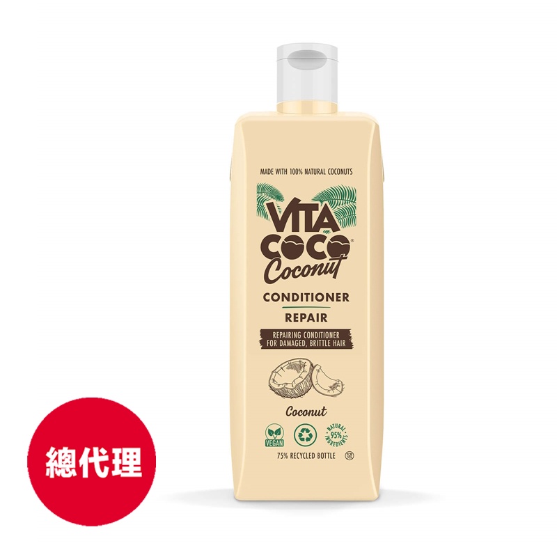 美國【 Vita Coco】修護潤髮乳 (染燙受損髮) 400ml