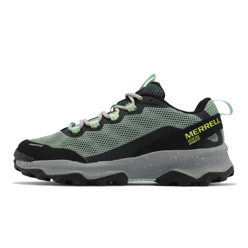 Merrell 戶外鞋 Speed Strike GTX 羅勒綠 女鞋 防水 登山鞋 膠底 【ACS】 ML067372