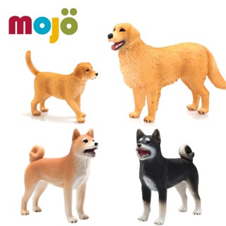 Mojo Fun動物模型 -黃金獵(幼)犬/柴犬(黑)/邊境牧羊犬/傑克羅素梗犬/大(小)麥町狗 收藏 動物 益智 兒童