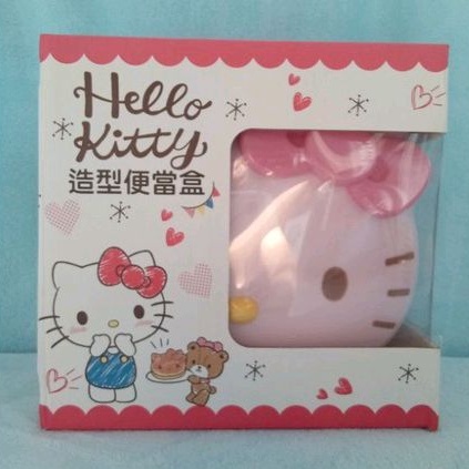 全新  正版  Hello  Kitty  凱蒂貓  造型便當盒