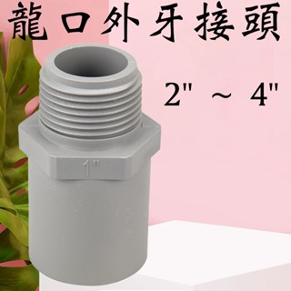 含發票 南亞 塑膠另件 PVC止閥 2" ~ 4" 止閥 給水接頭 外牙接頭 止閥接頭 閥接 閥S