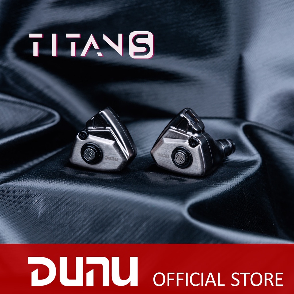 Dunu TITAN S 11 毫米動態驅動器 / 入耳式耳機 / 標準化的 2 針連接器 / 高純度鍍銀銅電纜
