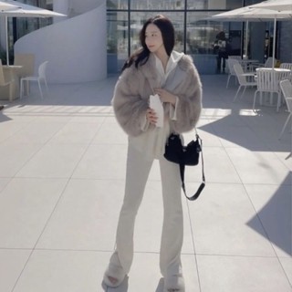 ANGELS TEARS 正韓🇰🇷｜休閒長版連帽上衣+開叉喇叭長褲兩件式套裝｜休閒套裝 連帽T 喇叭褲 居家 韓國代購