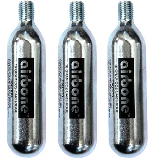 《airbone》 CO2鋼瓶(螺牙式) 補充鋼瓶 快速打氣 -三瓶組 16g