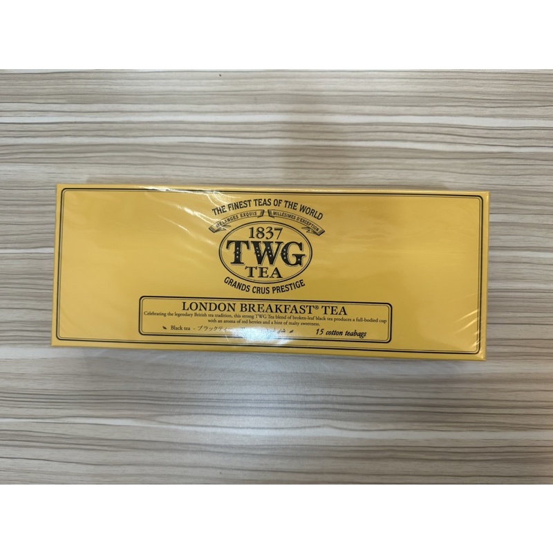 #特價# #買一送一# TWG Tea 手工 純棉 茶包 倫敦早餐茶 15包 /盒 送 TWG 茶包 和 早餐茶包