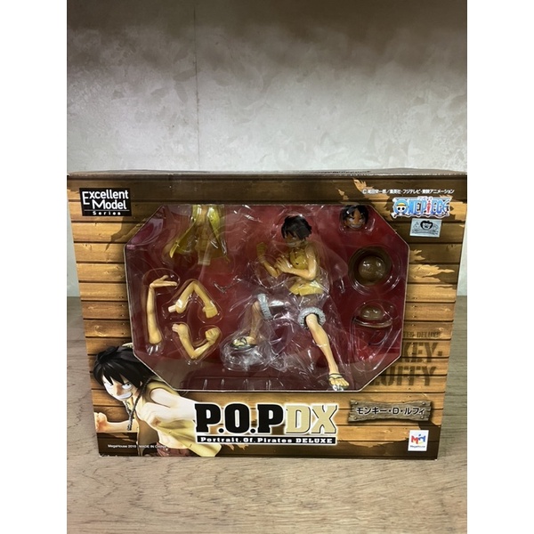 海賊王 航海王 日版 初版 銀證黑貓  POP DX 馬林福特 頂上戰爭 兩年前 魯夫 路飛 兄弟之情