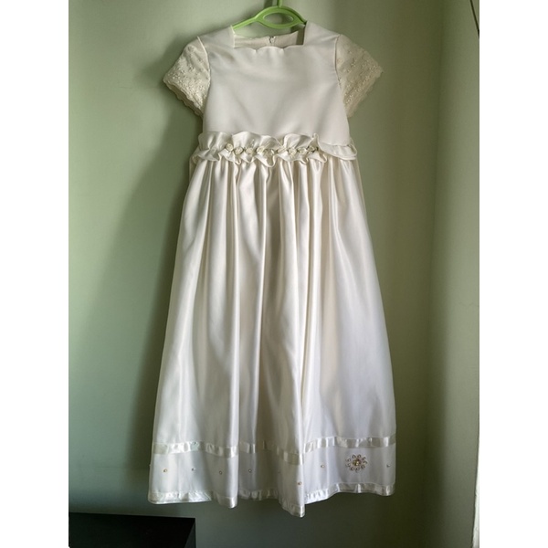 二手衣/美國品牌聖大保羅Santa Babara Polo花童婚禮服洋裝130碼女童裝