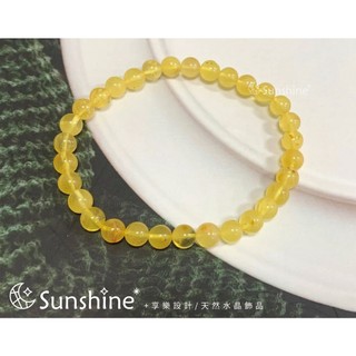 Sunshine享樂『琥珀蜜蠟』天然蜜蠟 Amber 琥珀 水晶 天然水晶礦石 手串 手鍊