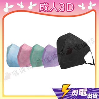 【AOK 立體成人醫用口罩】醫療口罩 醫用 立體口罩 3D 成人 台灣製造 調節扣 紫 粉 藍 白 黑 灰 素色