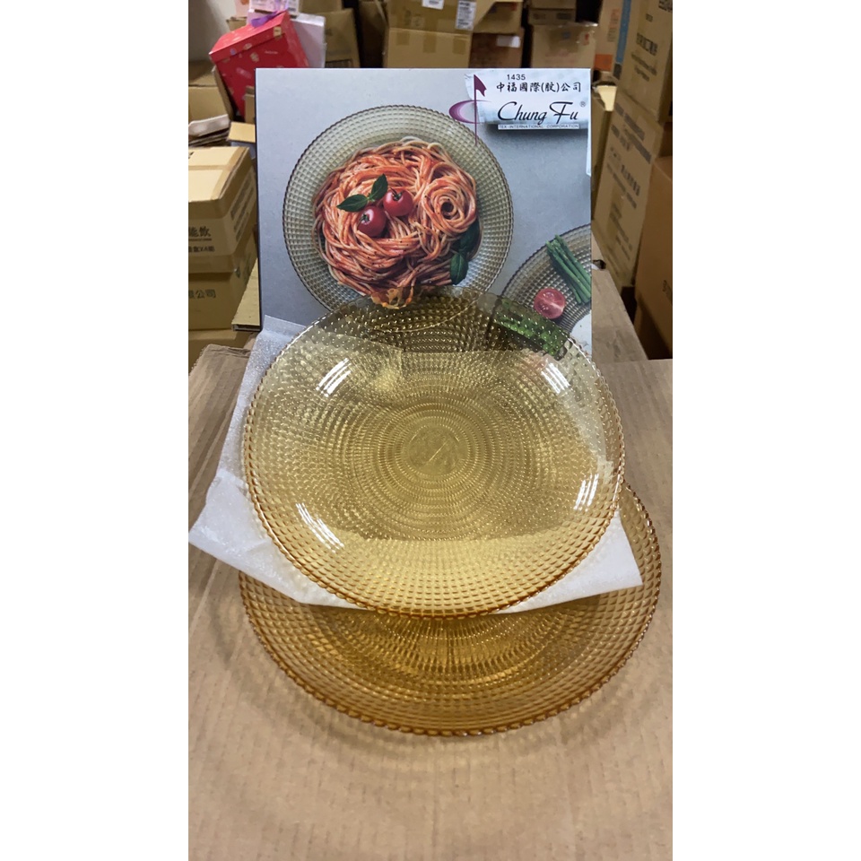 美國康寧 VISIONS 晶彩琥珀 餐盤-8.5吋深盤2入組 公司送的全新股東會紀念品  家裡用不到出清