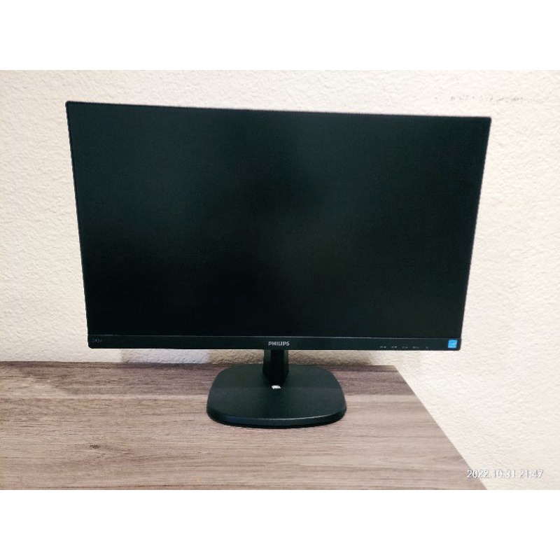 PHILIPS_Full HD 24吋液晶顯示器/螢幕顯示器 243V7QDABF/96(二手)