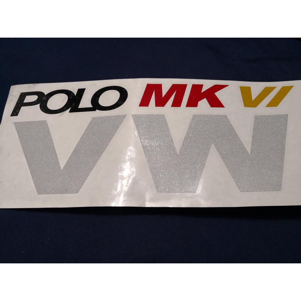 【湘阪車飾】福斯 Volkswagen POLO MK5 MK6 MK7 個性貼紙 前檔貼 後檔貼 車身貼 裝飾貼