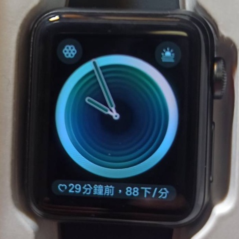 Apple Watch Series 3 38mm LTE版 太空灰S3 A1858 鋁金屬錶殼 二手