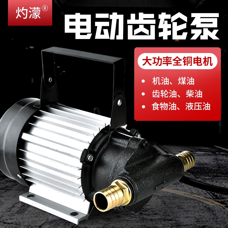 免運熱銷  灼濛電動抽油泵 柴油12v24v220v自吸泵 液壓油抽油機 機油泵 齒輪泵