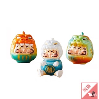 （現貨）PP BABY X MONSTER 守護達摩 第二彈 盒玩 正版 盒抽 招財 達摩 漸層 哥吉拉 玩具有毒