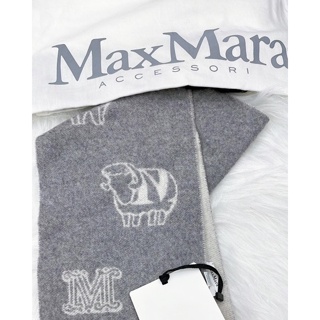 【全新】Max Mara's 雙色羊毛圍巾Jacquard Cashmere Scarf