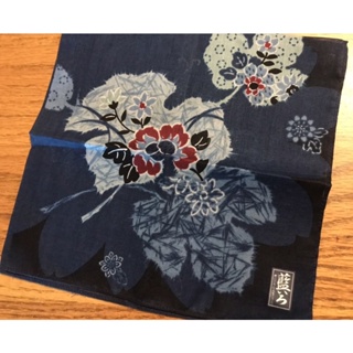 日本手帕 擦手巾 藍染 no.55-7