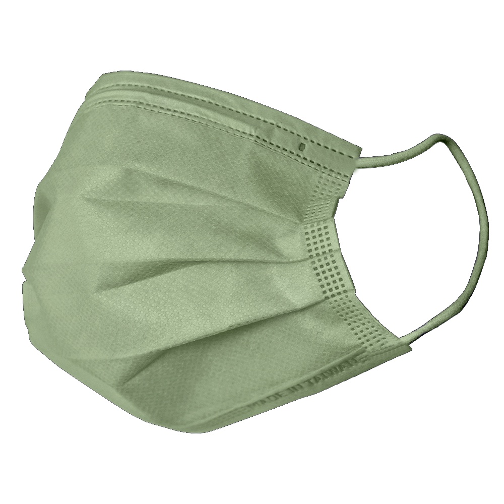 🤘台灣製  釩泰 莫蘭迪-水晶綠 (30入/盒) 成人醫用平面口罩