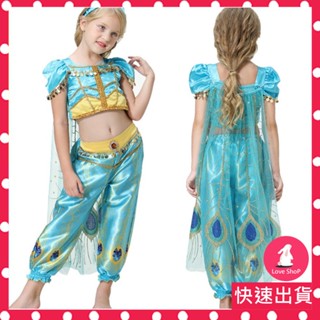 *B臺北現貨｜【無髮帶】阿拉丁神燈 茉莉公主 茉莉公主服裝 公主服 扮裝 兒童禮服 萬聖節 變裝 沙龍照 畢業服