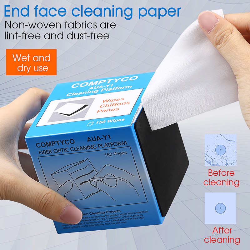 光纖擦拭紙aua-y1光纖端面清潔紙光纖清潔工具