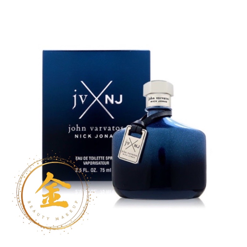 【金好】 John Varvatos JV x NJ 尼克強納斯聯名款男性淡香水75ml