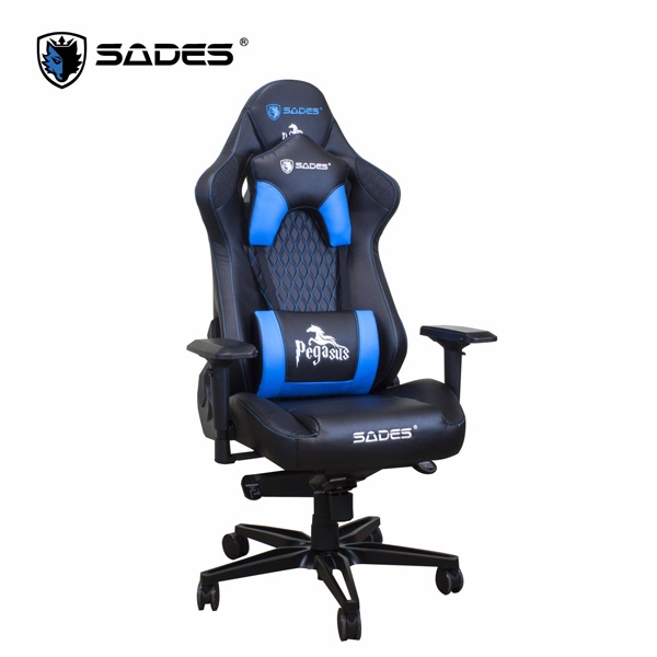 原廠直發免運 免運 SADES賽德斯 PEGASUS 天馬座 人體工學電競椅 (黑藍) 賽車椅 辦公椅 電腦椅
