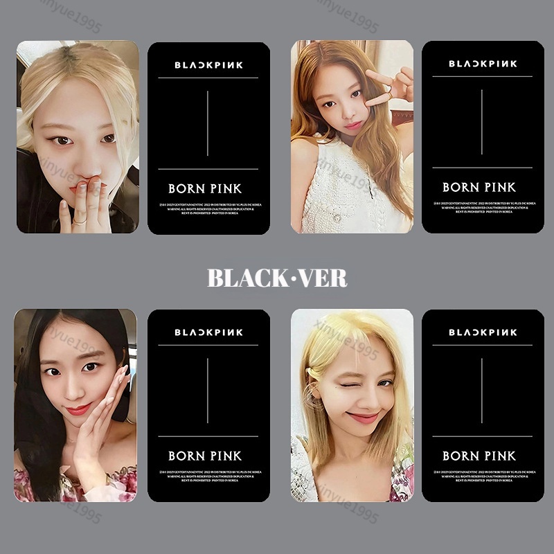 Blackpink 新專輯黑版 BORN PINK 收藏小卡 LISA JISOO lomo照片卡