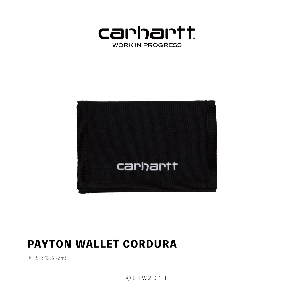 ☆ETW☆【台中店】CARHARTT WIP 歐版 Payton Wallet CORDURA 布料 刺繡 皮夾 錢包