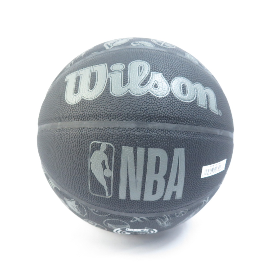 WILSON NBA ALL TEAM 隊徽球 合成皮 室內外 7號籃球 WTB1300XBNBA 黑【iSport】