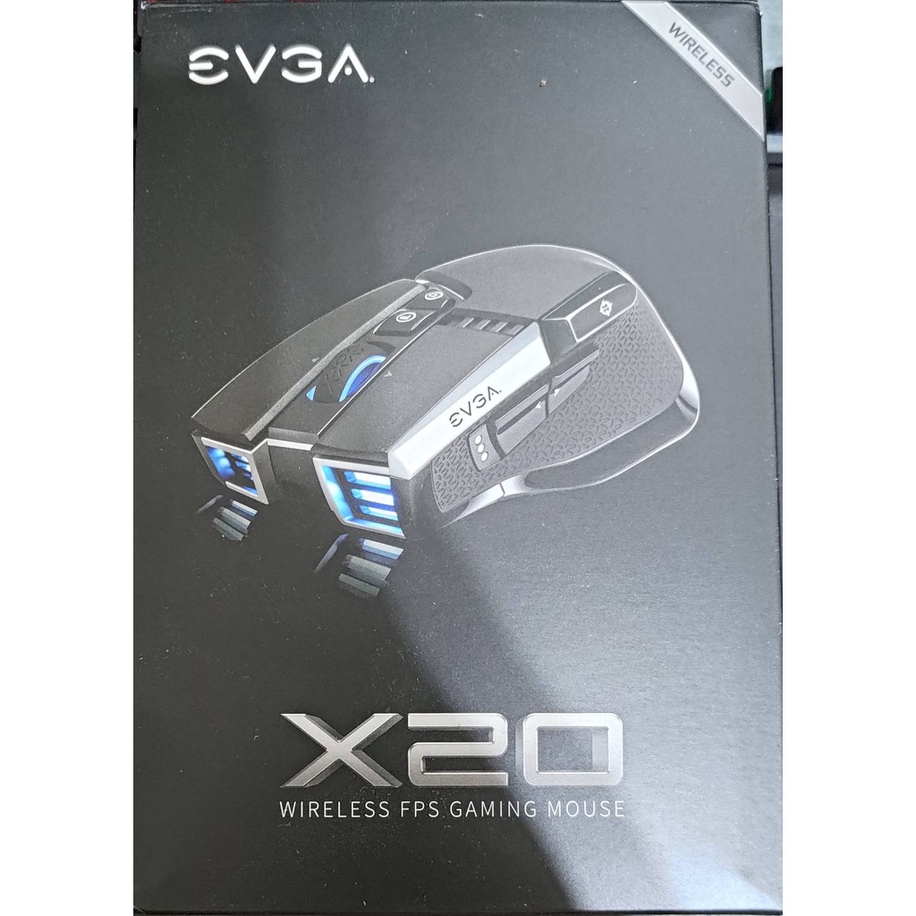 EVGA X20電競無線滑鼠 三維陣列感測器X3 📌二手現貨 未註冊