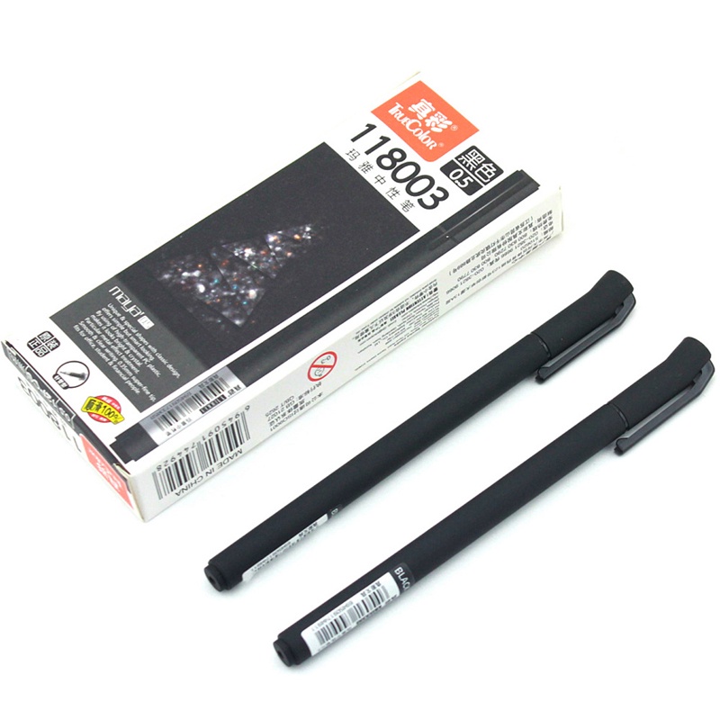 【reday stock】真彩瑪雅中性筆韓國創意0.5mm紅筆0.38mm黑筆簽字筆學生水筆