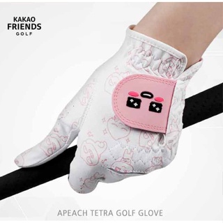 Kakao Friends 高爾夫 Apeach Tetra 高爾夫手套雙手女式(双手手套)