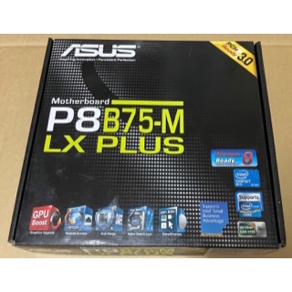 ~二手~ 華碩主機板P8B75-M LX Plus+Intel i5-3470 22奈米 HD2500(LGA1150)