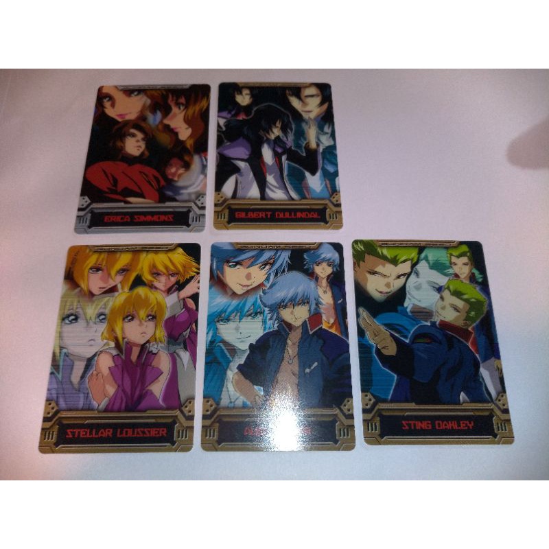 鋼彈 SEED DESTINY 森永 MEGAHOUSE 收藏卡 透卡 塑膠 絕版 2006 幻痛 杜蘭朵議長 史黛拉