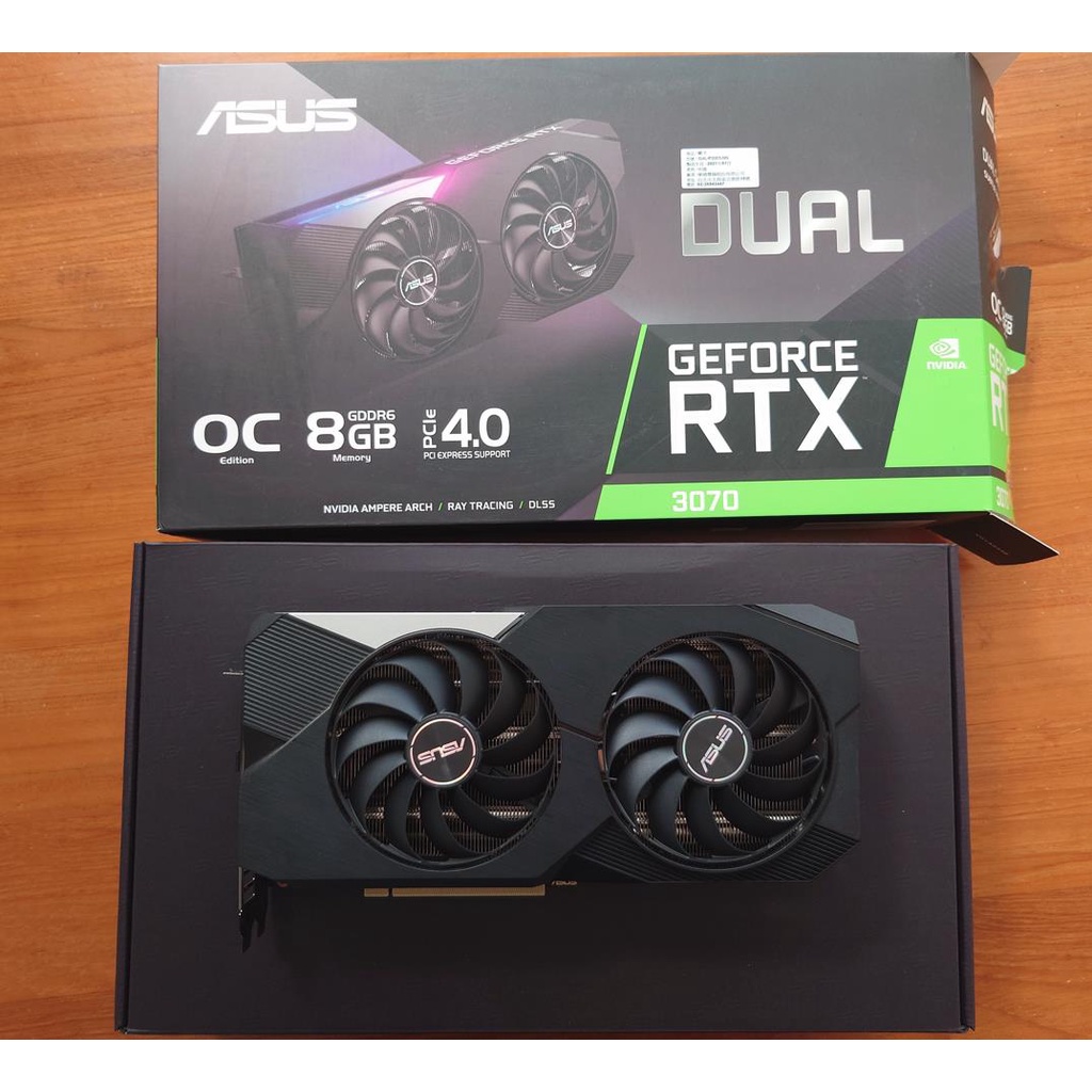 ASUS GeForce RTX 3070 DUAL OC 8G 顯示卡 (非LHR)