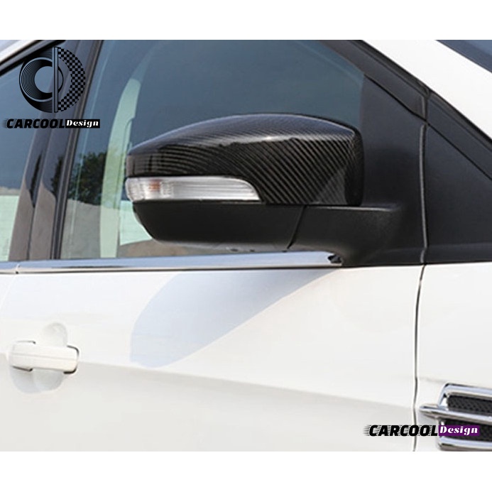 【台灣現貨】福特翼虎KUGA翼博 升級高品質碳纖維替換式後視鏡殼 倒車鏡罩